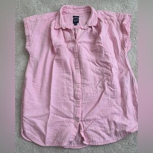 GAP Soft Pink Gauze Shirt